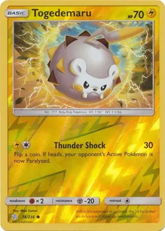 Cosmic Eclipse Togedemaru #74/236 reverse holo