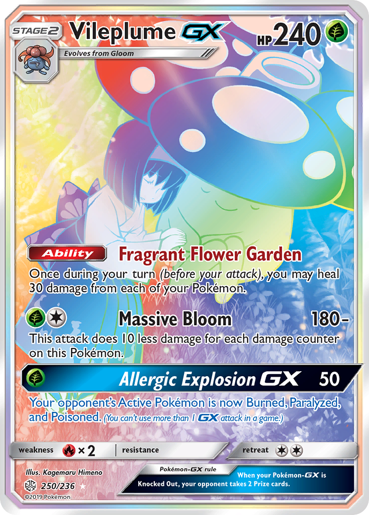 Cosmic Eclipse Vileplume GX #250/236
