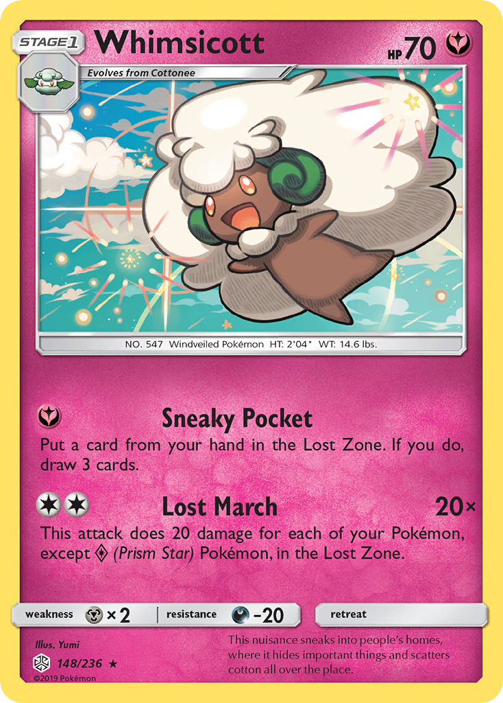 Cosmic Eclipse Whimsicott #148/236