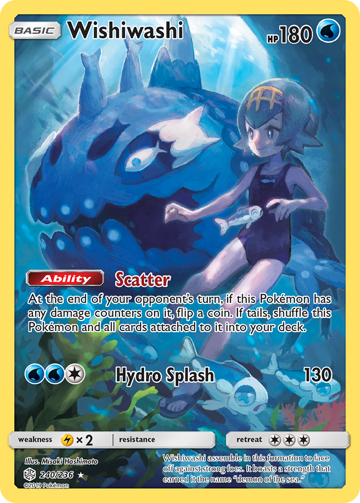 Cosmic Eclipse Wishiwashi #240/236