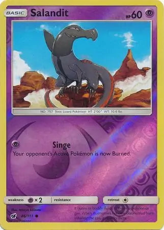 Crimson Invasion Salandit #46/111 reverse holo