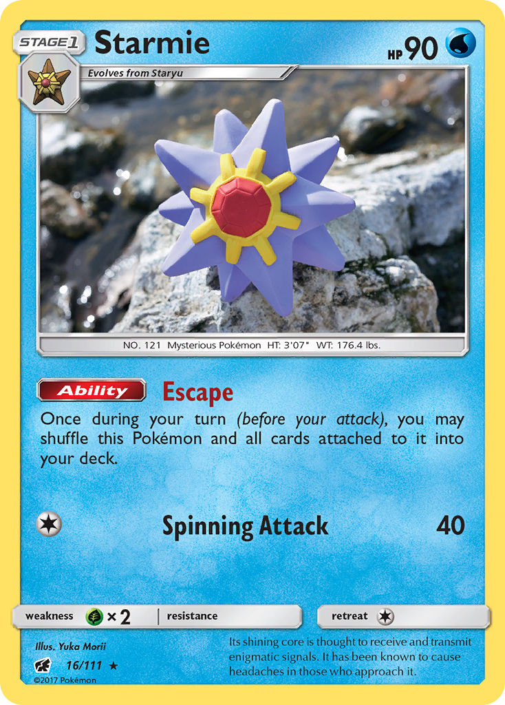 Crimson Invasion Starmie #16/111