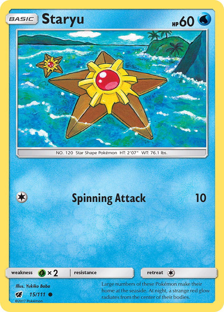 Crimson Invasion Staryu #15/111