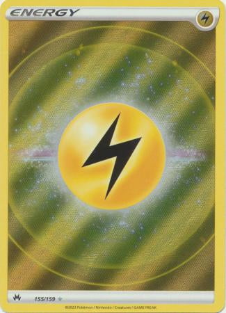 Crown Zenith Holo Lightning Energy #155/159