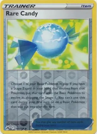 Crown Zenith Rare Candy #141/159 reverse holo