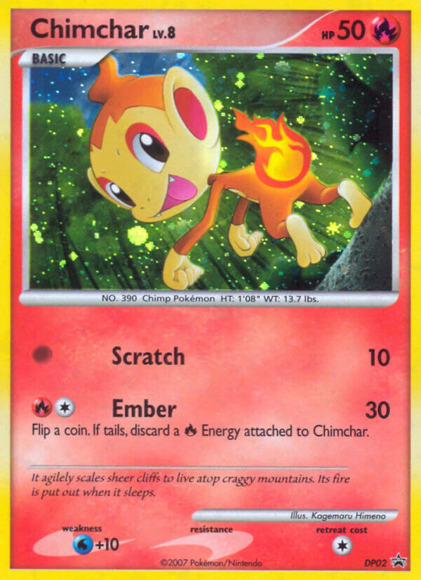 2 black star pokemon card DP Promo Chimchar #2 – Card set type:Sprigatito & Meowscarada ex buff the trusted official grading Pokemon Card Shiny Treasures
