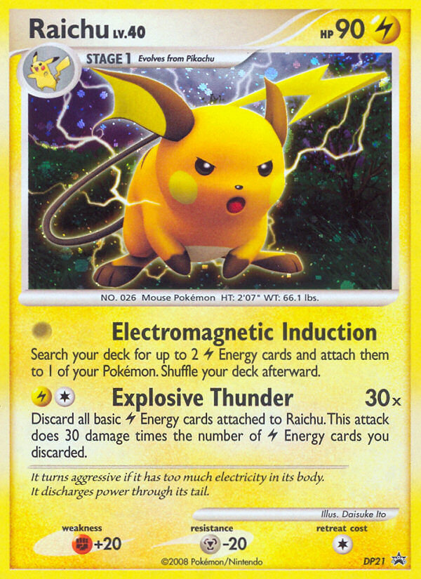 DP Black Star Promo Raichu #21