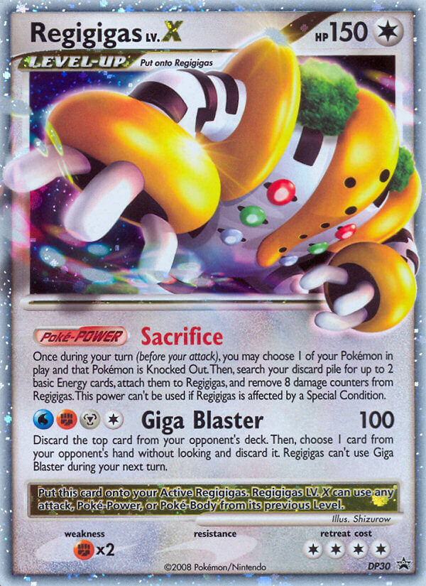 DP Black Star Promo Regigigas LV.X #30