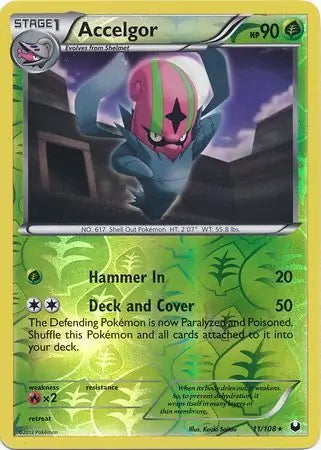 Dark Explorers Accelgor #11/108 reverse holo