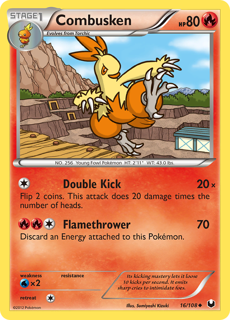 Dark Explorers Combusken #16/108