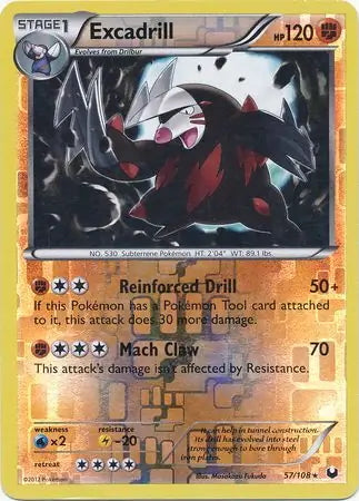 Dark Explorers Excadrill #57/108 reverse holo