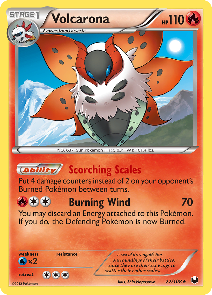 Dark Explorers Volcarona #22/108
