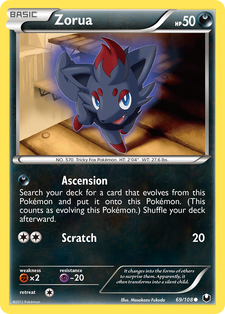 Dark Explorers Zorua #69/108