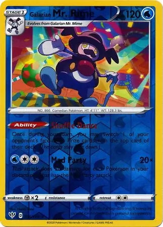 Darkness Ablaze Galarian Mr. Rime #36/189 reverse holo