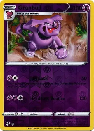 Darkness Ablaze Granbull #71/189 reverse holo