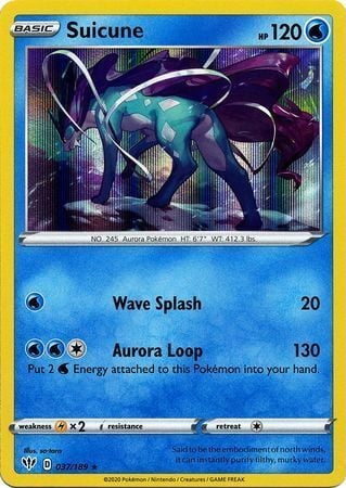 Darkness Ablaze Holo Suicune #37/189