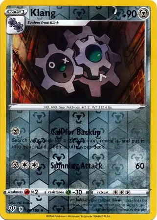 Darkness Ablaze Klang #126/189 reverse holo