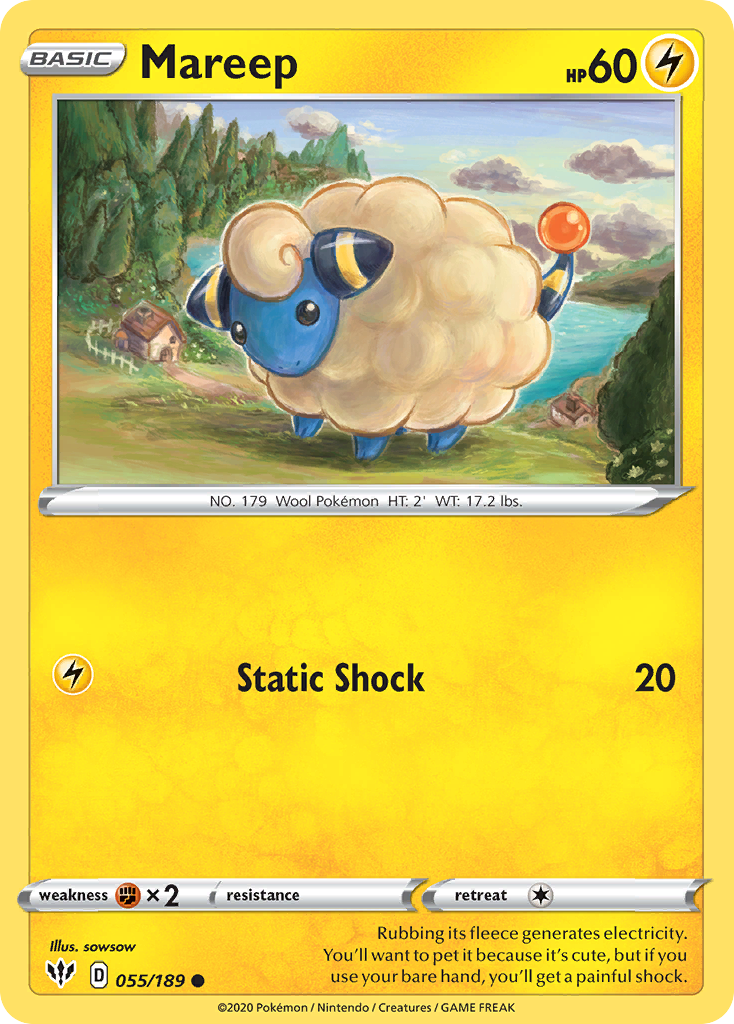 Darkness Ablaze Mareep #55/189