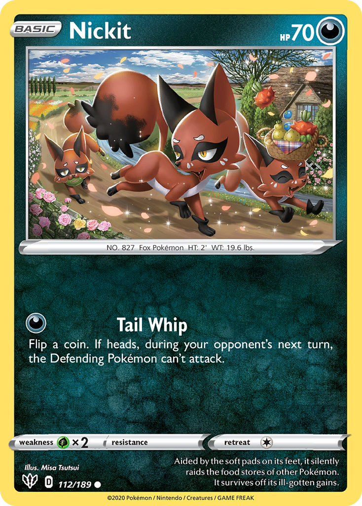 pokemon darkness ablaze card prices Darkness Ablaze Nickit #112/189 – Kaartenverzamelen.nl