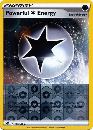 Darkness Ablaze Powerful Energy #176/189 reverse holo
