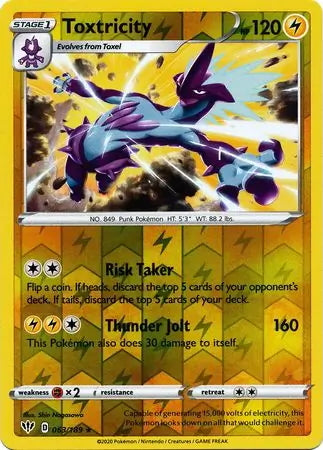 Darkness Ablaze Toxtricity #63/189 reverse holo