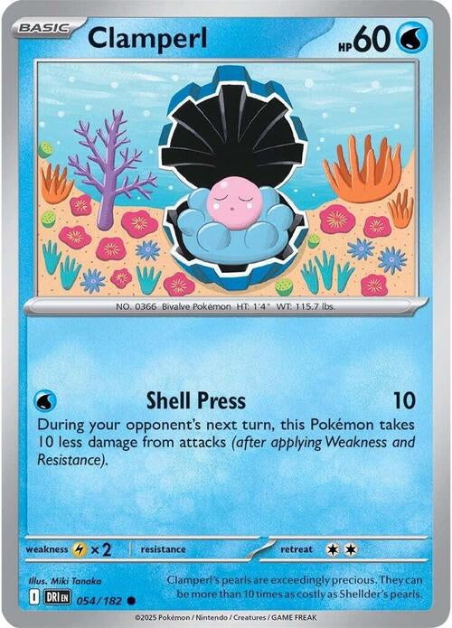 Destined Rivals Clamperl #54/182