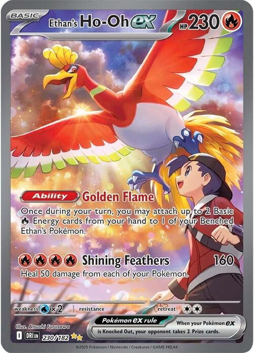 Destined Rivals Ethan's Ho-Oh #230/182