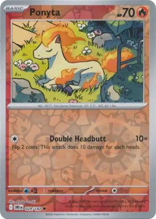 Destined Rivals Ponyta #29/182 reverse holo –