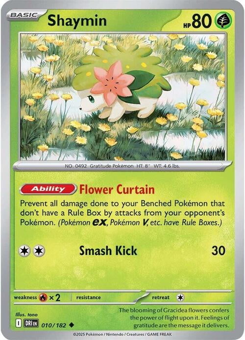 shiny shaymin pokemon card 185/182 Pokmon Extended Art Display Case - Magnetic/screw/standing- Destined Rivals - Border Breakers cementing its place as a must Destined Rivals Shaymin #10/182