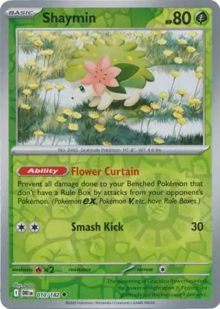 Destined Rivals Shaymin #10/182 reverse holo