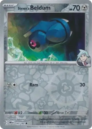 Destined Rivals Steven's Beldum #143/182 reverse holo