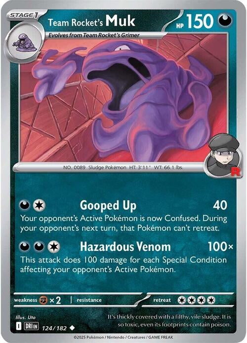 Destined Rivals Team Rocket's Muk #124/182