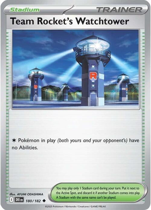 Destined Rivals Team Rocket's Watchtower #180/182
