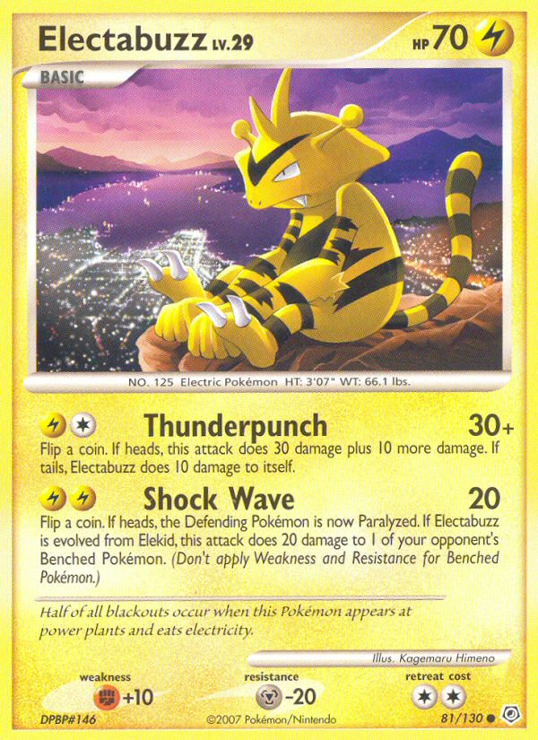 Diamond & Pearl Electabuzz #81/130
