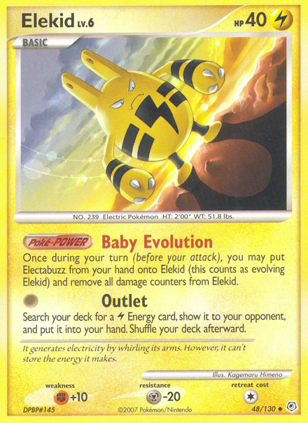 Diamond & Pearl Elekid #48/130