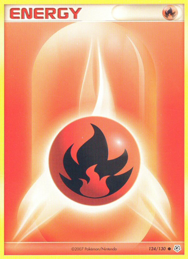 Diamond & Pearl Fire Energy #124/130