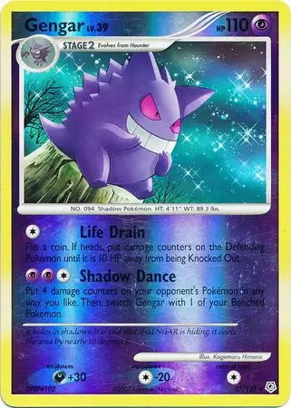 Diamond & Pearl Gengar #27/130 reverse holo