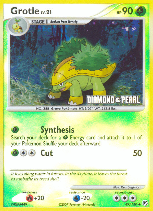 Diamond & Pearl Grotle #49 Promo