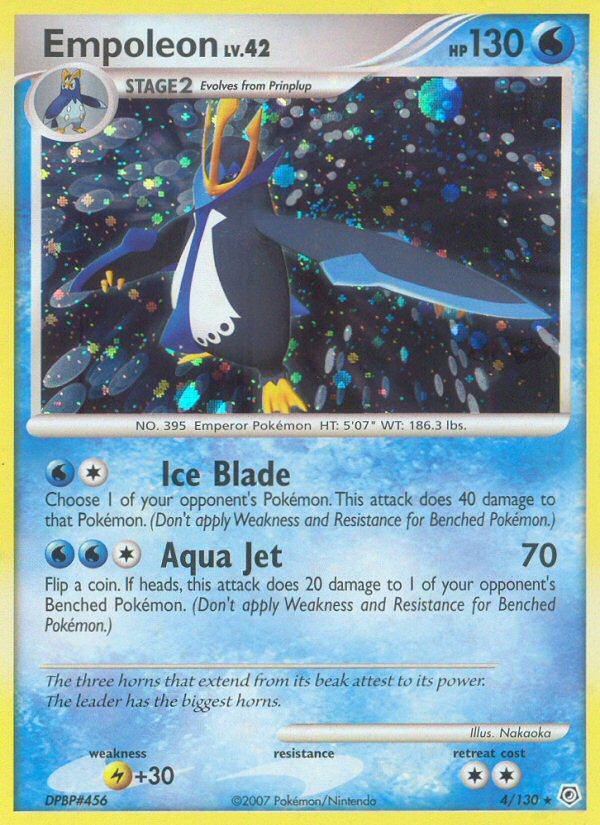 Diamond & Pearl Holo Empoleon #4/130