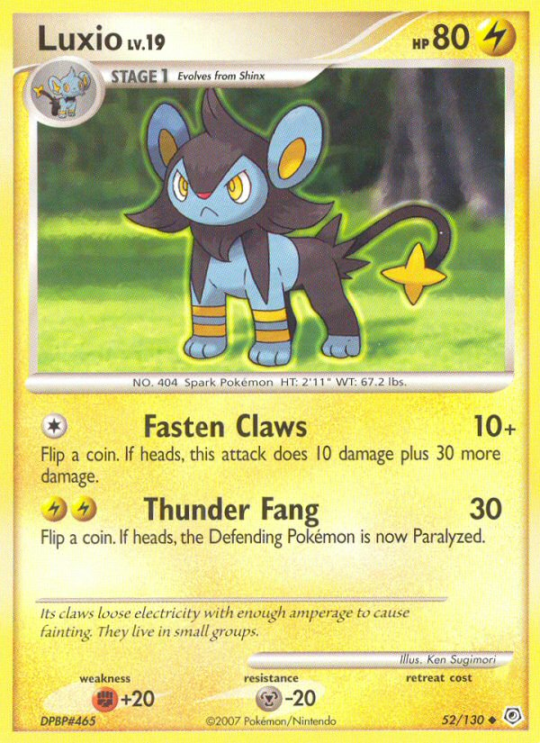 Diamond & Pearl Luxio #52/130