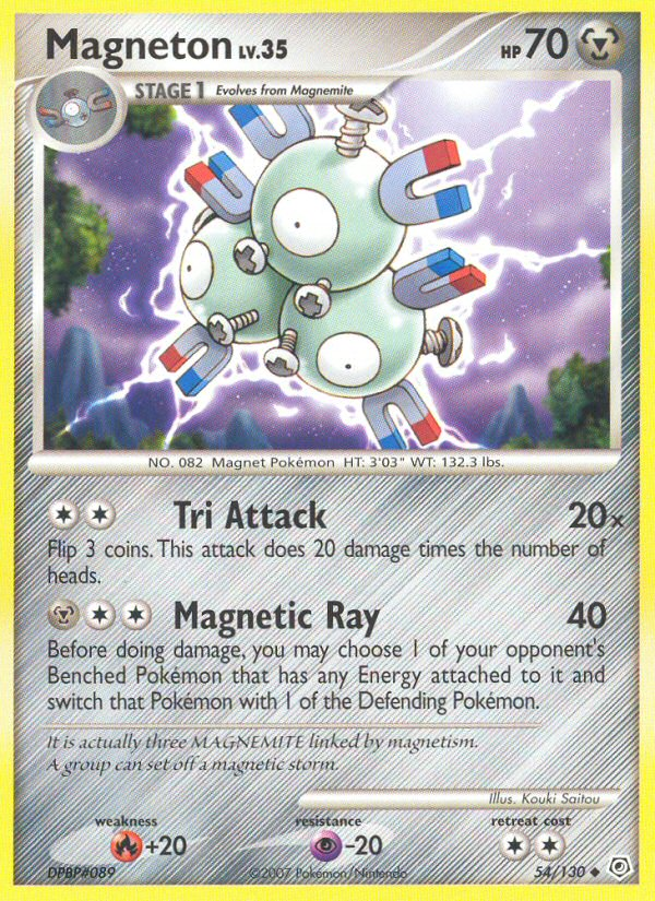 Diamond & Pearl Magneton #54/130