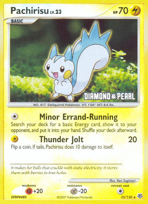 Diamond & Pearl Pachirisu #35 Promo