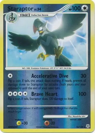 Diamond & Pearl Staraptor #16/130 reverse holo