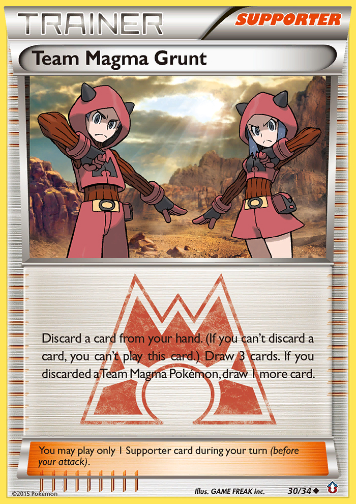 Double Crisis Team Magma Grunt #30/34