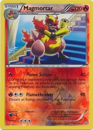 Dragons Exalted Magmortar #21/124 reverse holo