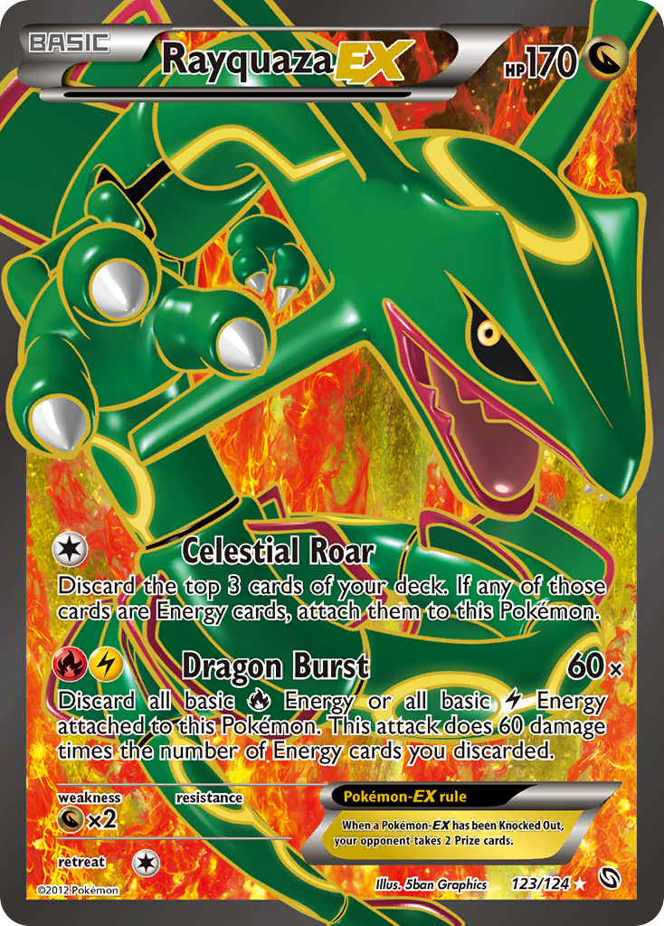 Dragons Exalted Rayquaza EX #123/124 – Kaartenverzamelen.nl