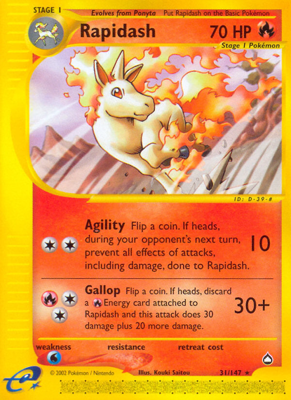 E-Series Aquapolis Rapidash #31/147