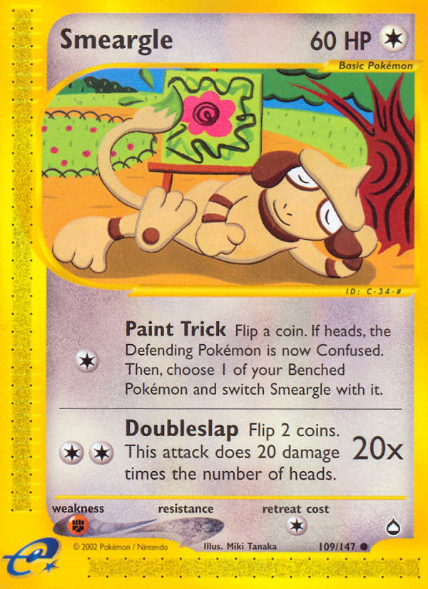 E-Series Aquapolis Smeargle #109/147