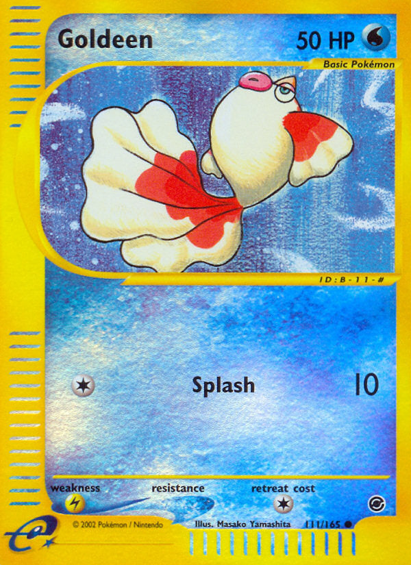 E-Series Expedition Goldeen #111/165 reverse holo