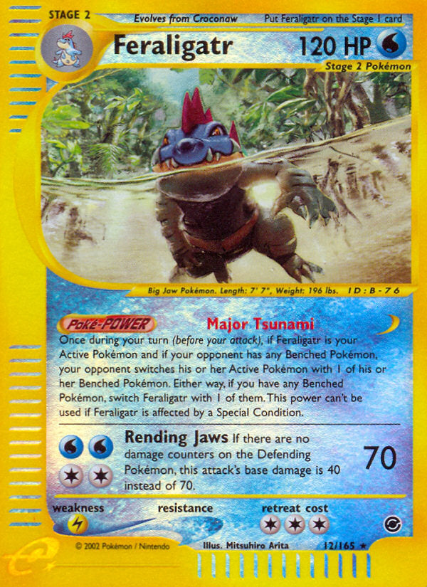 E-Series Expedition Feraligatr #12/165 reverse holo –